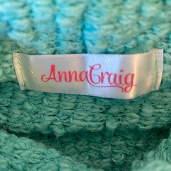 Anna Craig women's size M/L textured knit funnel neck long sleeve pullon sweater - Picture 6 of 7